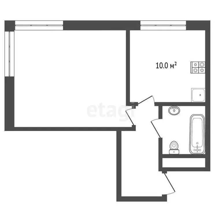 Квартира-студия: Люберцы, улица 8 Марта, 48 (28.3 м) - Фото 0