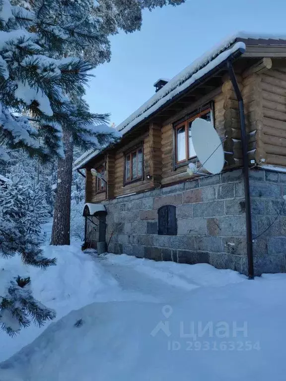 Дом в Карелия, Лахденпохский район, Куркиекское с/пос, пос. Терву ул. ... - Фото 0