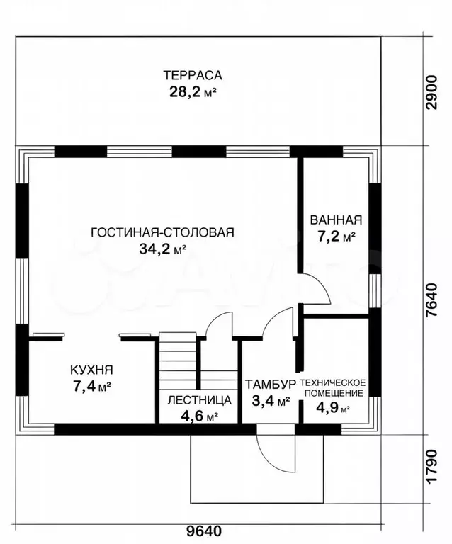 Дом 117,1 м на участке 6 сот. - Фото 1