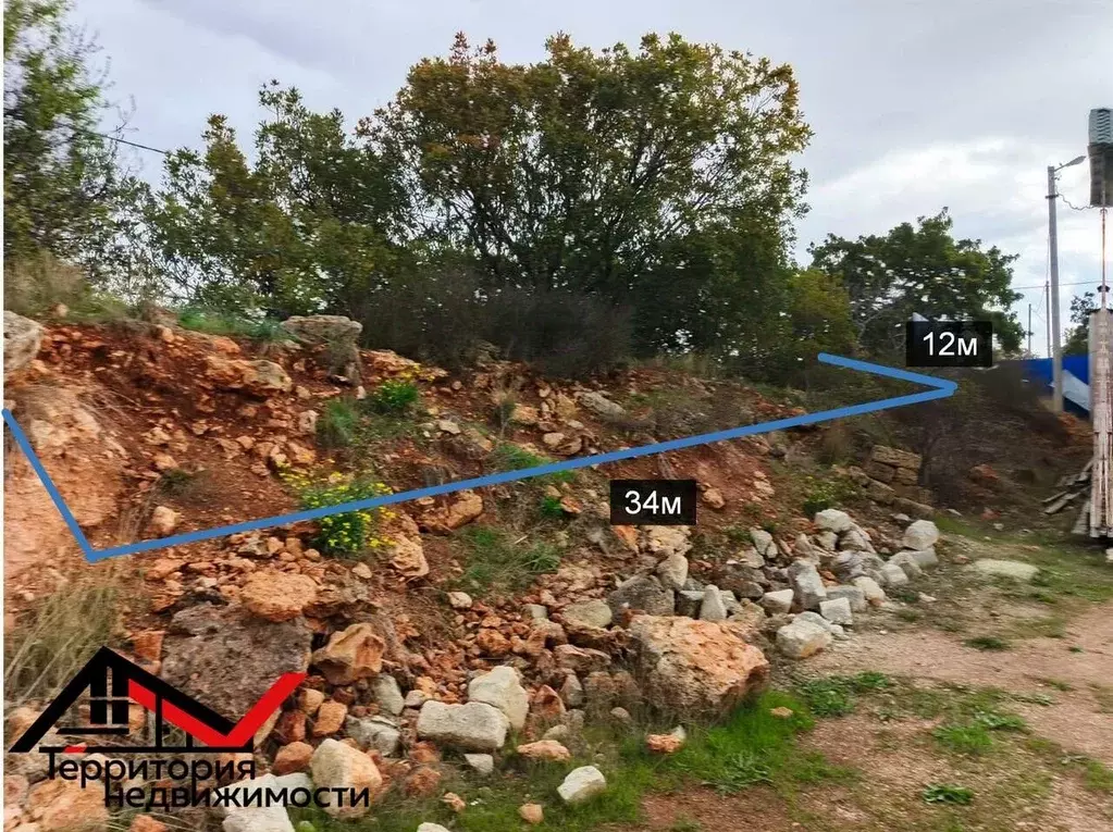 Участок в Севастополь Фиолент мкр,  (4.0 сот.) - Фото 2