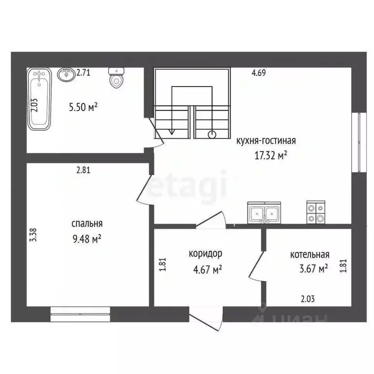 Дом в Тюменская область, Тюмень Зеленый Бор ДНТСН,  (83 м) - Фото 1