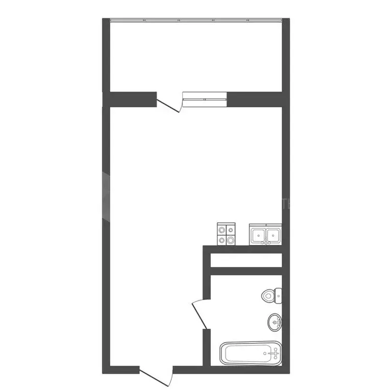 Квартира-студия: Патрушева, улица Александра Пушкина, 16 (20.4 м) - Фото 1