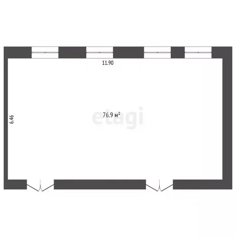 Офис в Тюменская область, Тюмень Одесская ул., 9 (77 м) - Фото 2