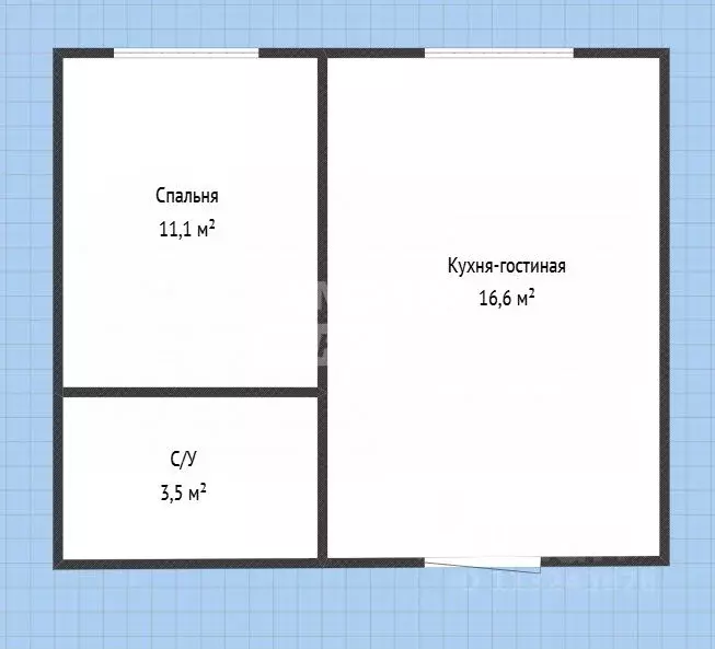 1-к кв. Дагестан, Махачкала ул. Ирчи Казака, 124Б (32.0 м) - Фото 2