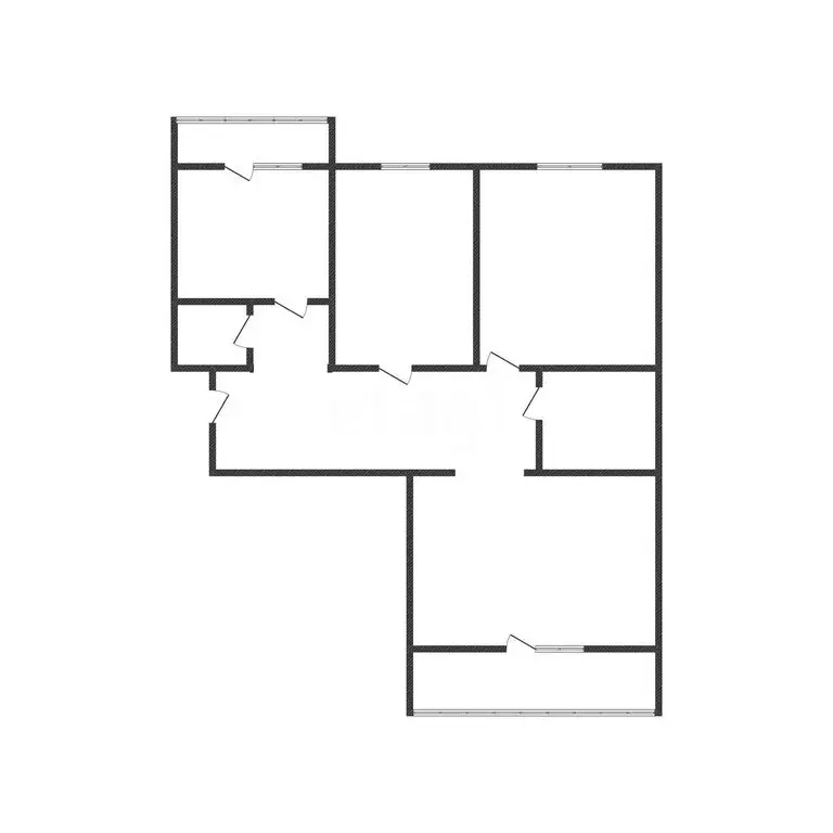 3-комнатная квартира: Губкин, улица Агошкова, 9 (89.6 м) - Фото 2