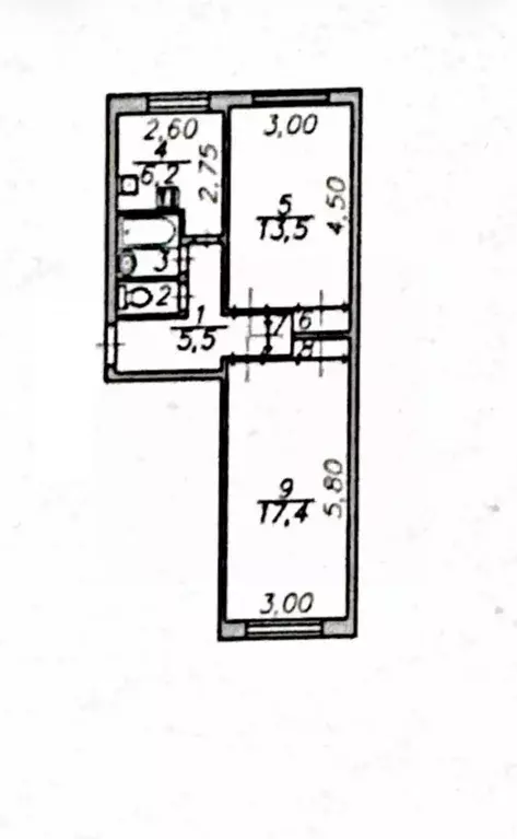2-к кв. Астраханская область, Астрахань Звездная ул., 1/33 (48.0 м) - Фото 2