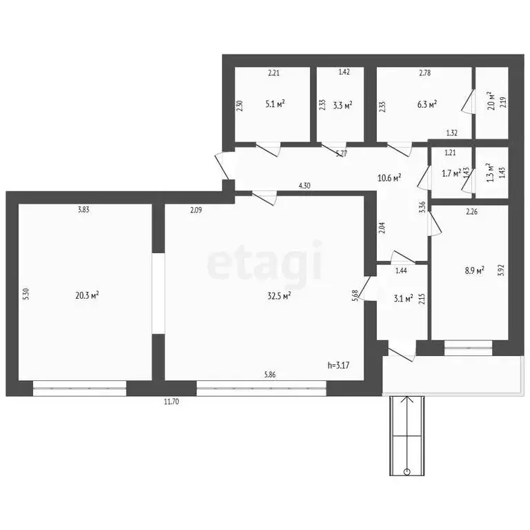 Помещение свободного назначения (95 м) - Фото 1