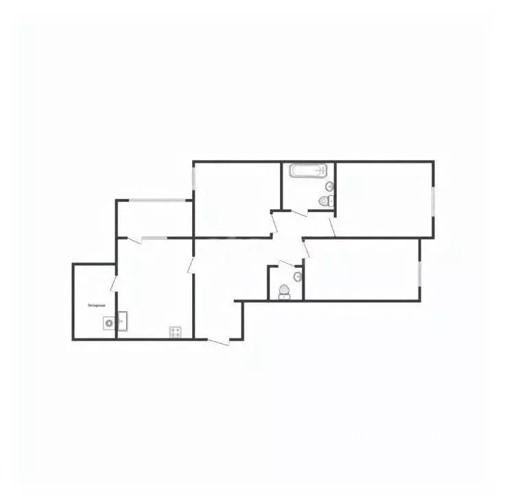 3-к кв. Курская область, Курск ул. Энгельса, 115/4 (86.6 м) - Фото 2