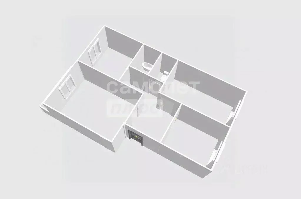 3-к кв. Тульская область, Суворов Садовая ул., 7А (60.3 м) - Фото 1