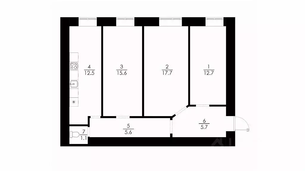 3-к кв. Санкт-Петербург Московский просп., 74 (70.9 м) - Фото 0