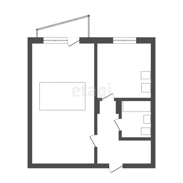 1-комнатная квартира: Бердск, улица Карла Маркса, 4 (43.7 м) - Фото 1
