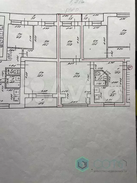 2-к. квартира, 54 м, 4/4 эт. - Фото 0