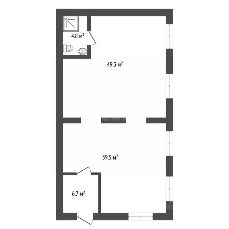 Помещение свободного назначения в Тюменская область, Тюмень ул. ... - Фото 2