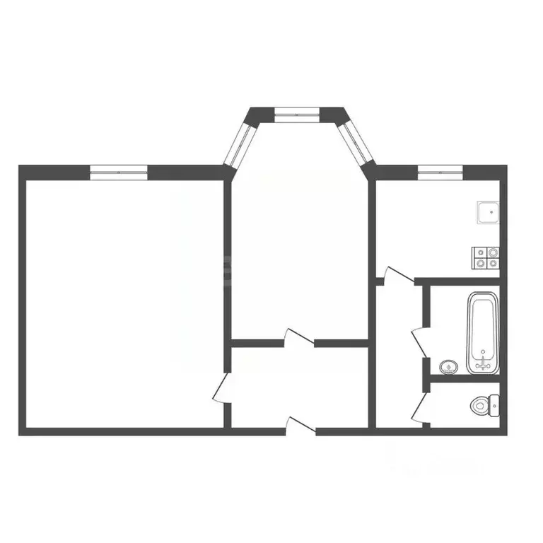 2-к кв. Тульская область, Тула ул. Рихарда Зорге, 26А (47.4 м) - Фото 2
