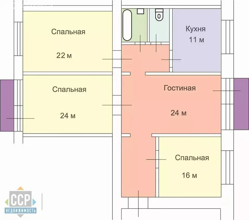 4-комнатная квартира: Москва, Ленинский проспект, 64Ас2 (120 м) - Фото 1