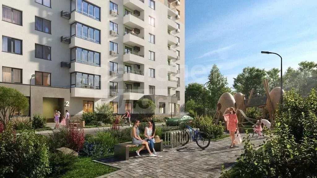 Свободной планировки кв. Крым, Симферополь ул. 51-й Армии, 120 (12.7 ... - Фото 2