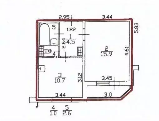 1-к кв. Санкт-Петербург Парашютная ул., 31к2 (34.7 м) - Фото 2