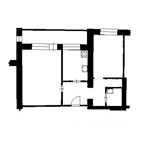 2-к кв. Самарская область, Самара Чернореченская ул., 16 (55.0 м) - Фото 2