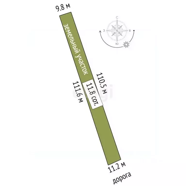 Участок в Мордовия, с. Лямбирь ул. Советская (12.0 сот.) - Фото 1