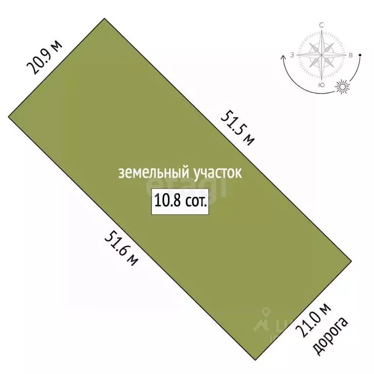 Участок в Алтайский край, Первомайский район, с. Фирсово, Полесье мкр  ... - Фото 2