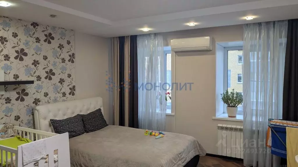 1-к кв. Нижегородская область, Нижний Новгород ул. Генкиной, 42/15 ... - Фото 2