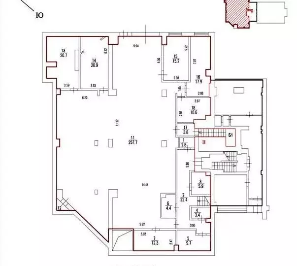 Помещение свободного назначения в Москва ул. Вавилова, 72/13 (395 м) - Фото 2