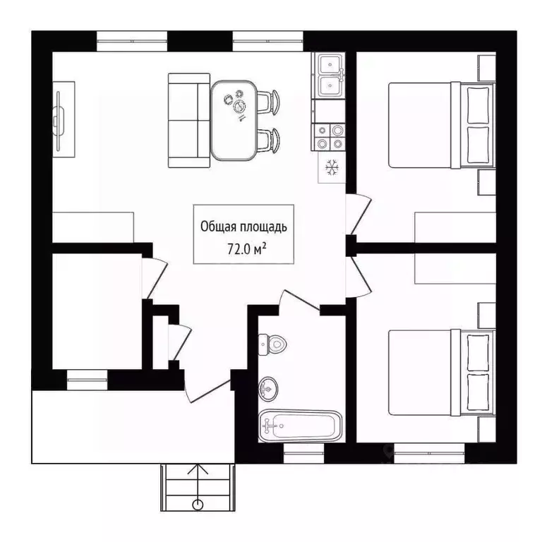 Дом в Новосибирская область, Искитимский район, Мичуринский сельсовет, ... - Фото 2