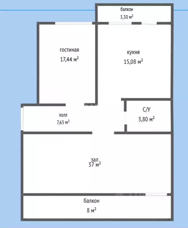 2-к кв. Дагестан, Буйнакск пер. Сенной №1, 13 (87.0 м) - Фото 2