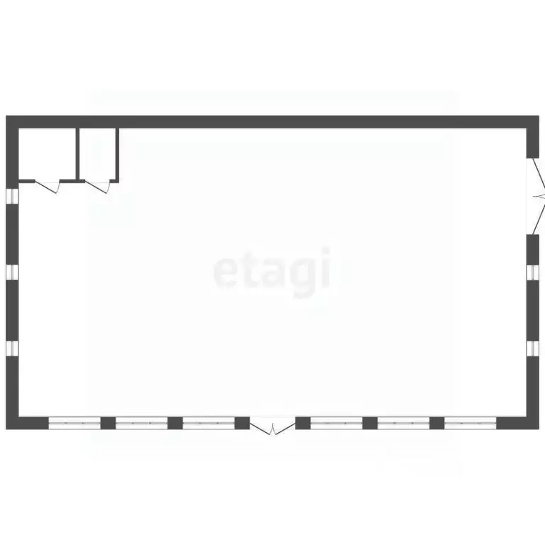 Торговая площадь в Калужская область, пос. Бабынино ул. Советская, 4 ... - Фото 1