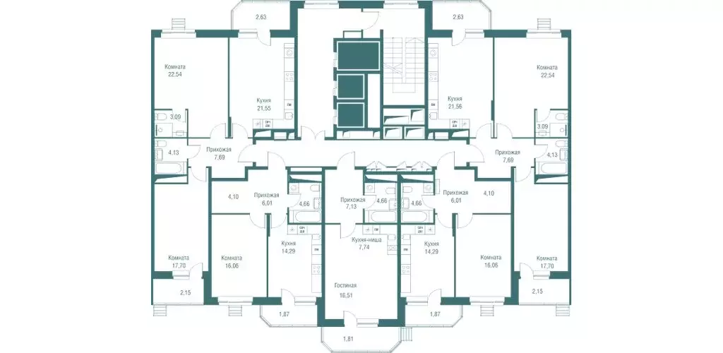 1-комнатная квартира: Одинцово, Северная улица, 5к2 (47.1 м) - Фото 1