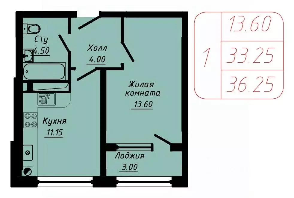 1-к кв. Ставропольский край, Кисловодск  (36.25 м) - Фото 0