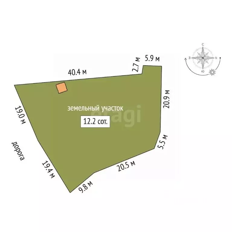 Участок в Крым, Ялта муниципальный округ, пос. Даниловка ул. Тенистая ... - Фото 2