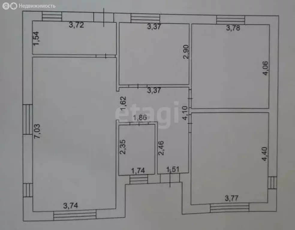 Дом в Пашково, Заречная улица (62 м) - Фото 1