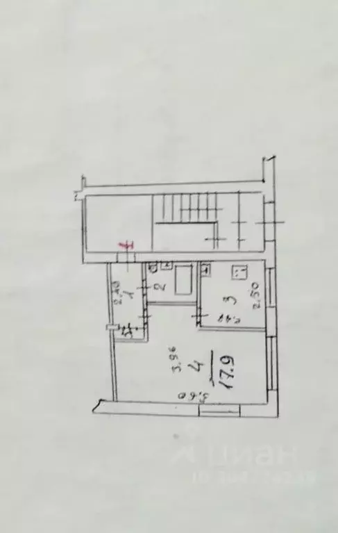 1-к кв. Иркутская область, Иркутск Байкальская ул., 157А (30.7 м) - Фото 1