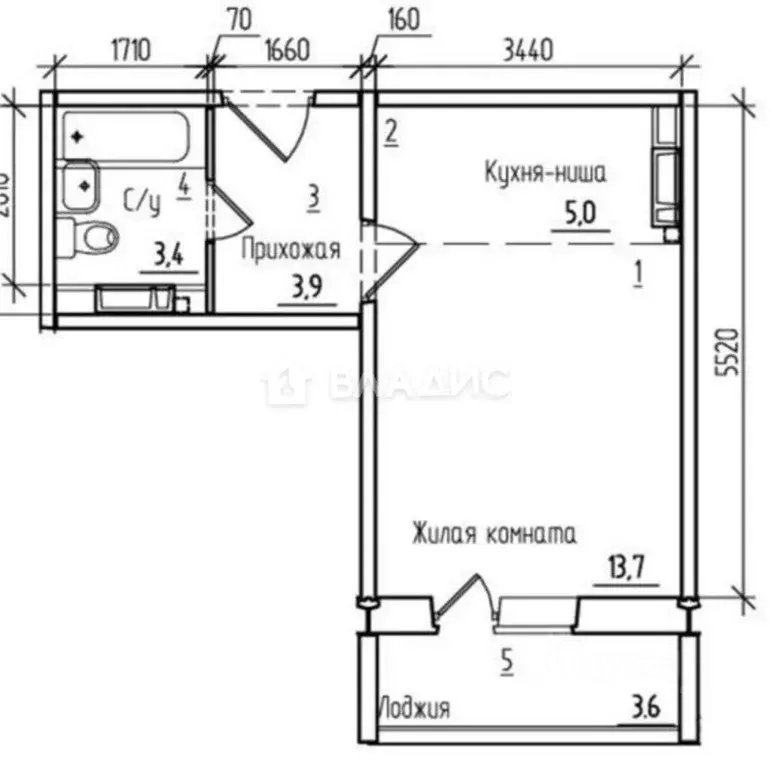 Студия Новосибирская область, Новосибирский район, с. Криводановка, ... - Фото 1