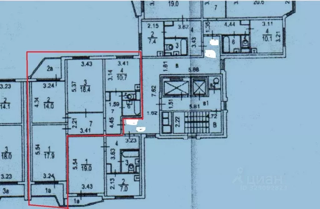 3-к кв. Москва ул. Лавриненко, 5 (80.0 м) - Фото 2