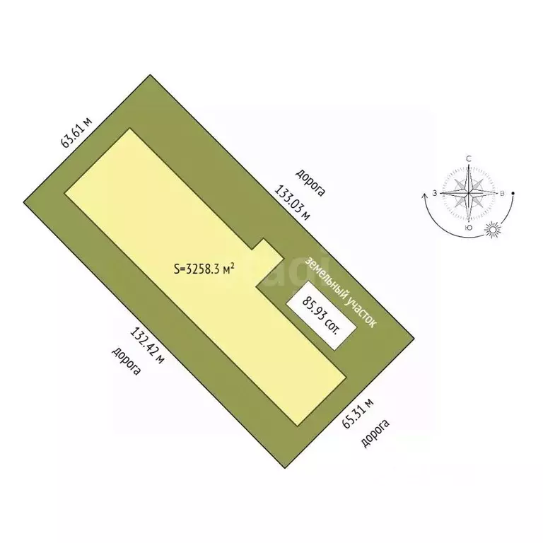 Склад в Забайкальский край, Нерчинск Красноармейская ул., 104 (3258 м) - Фото 2