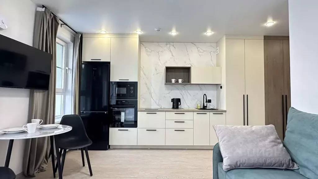 Студия Новосибирская область, Новосибирск ул. Ясный Берег, 43 (25.0 м) - Фото 2