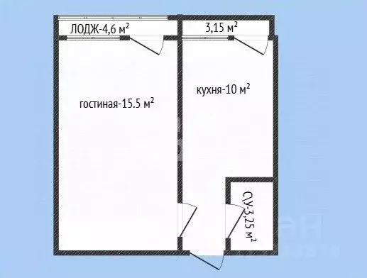 1-к кв. Дагестан, Каспийск ул. Зейнудина Батманова, 20 (38.0 м) - Фото 2