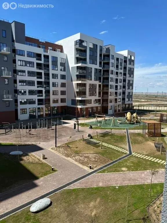 1-комнатная квартира: Прибрежное, Лазурная улица, 1 (29.66 м) - Фото 1