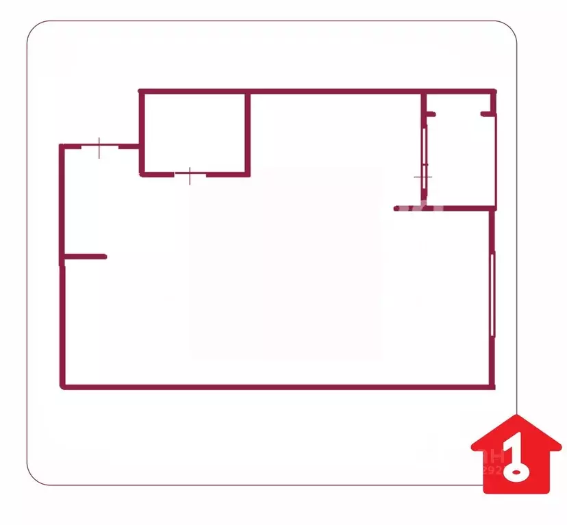 1-к кв. Омская область, Омск ул. 12 Декабря, 117 (38.5 м) - Фото 1