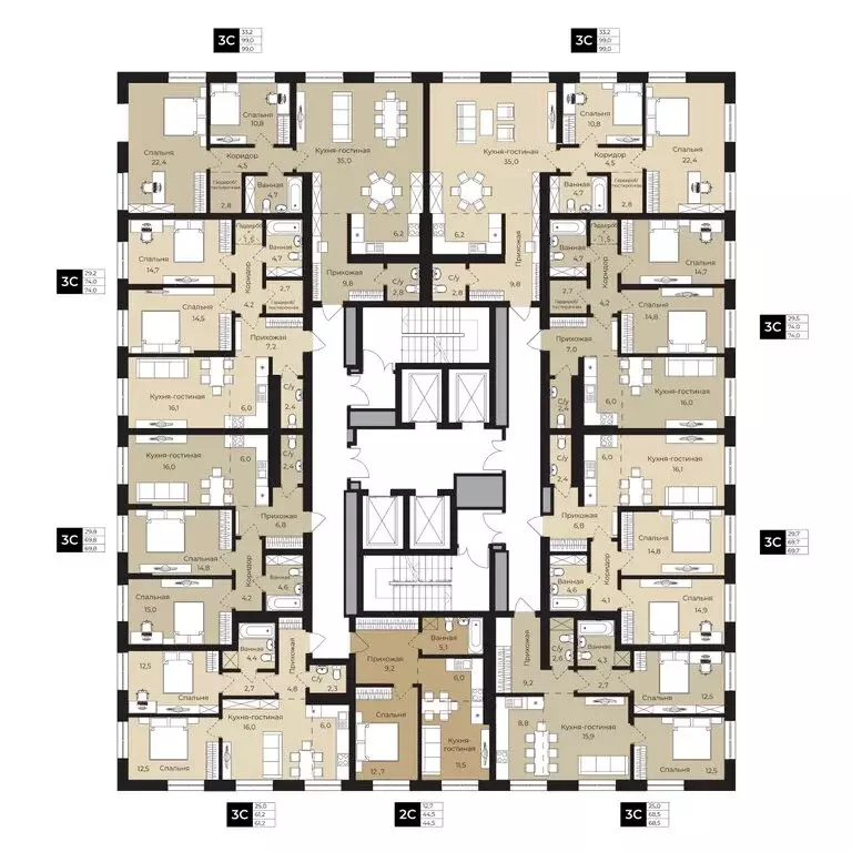 1-комнатная квартира: Уфа, улица Ленина, 190к1 (44.5 м) - Фото 1