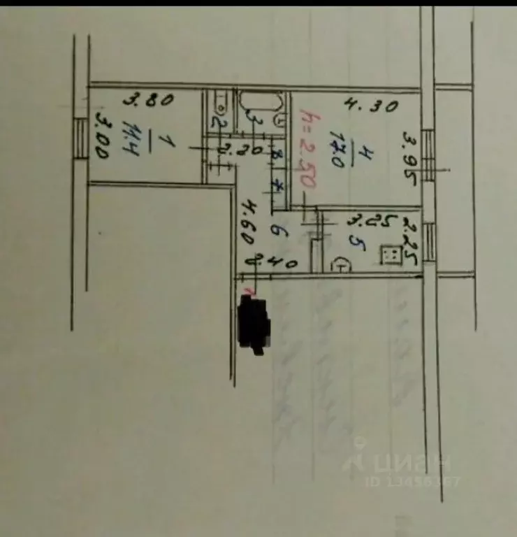 2-к кв. Коми, Сыктывкар ул. Мира, 54 (50.0 м) - Фото 1
