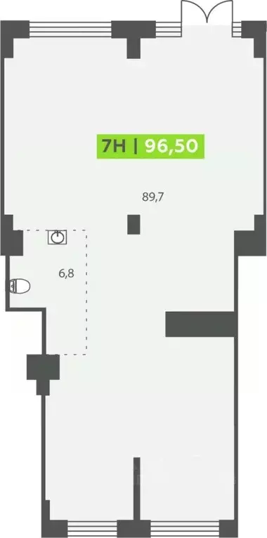 Торговая площадь в Ленинградская область, Кудрово г. Всеволожский ... - Фото 1