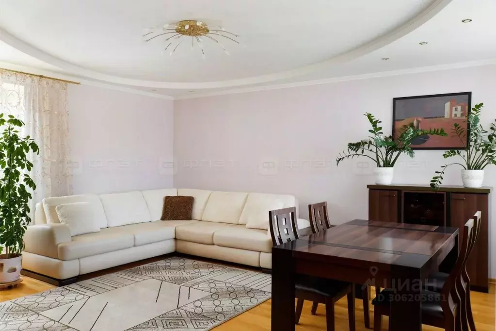 4-к кв. Татарстан, Казань ул. Адоратского, 66а (129.5 м) - Фото 1