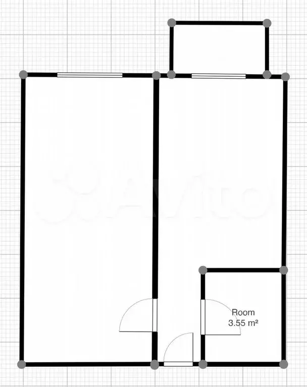 1-к. квартира, 29,3 м, 3/5 эт. - Фото 0