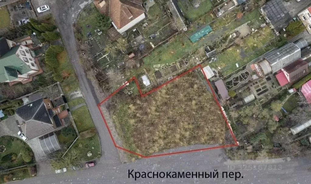 Участок в Калининградская область, Калининград Краснокаменный пер. ... - Фото 1