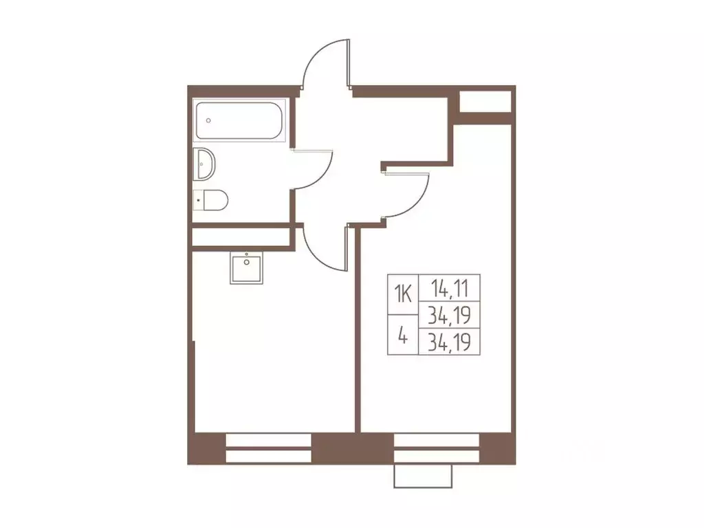 1-к кв. Московская область, Ивантеевка Пушкинский городской округ, ... - Фото 1
