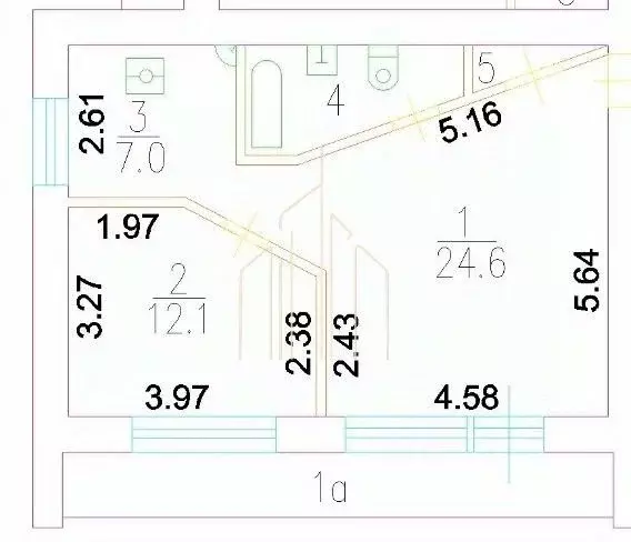 2-к кв. Москва Большая Бронная ул., 9/1 (60.0 м) - Фото 2