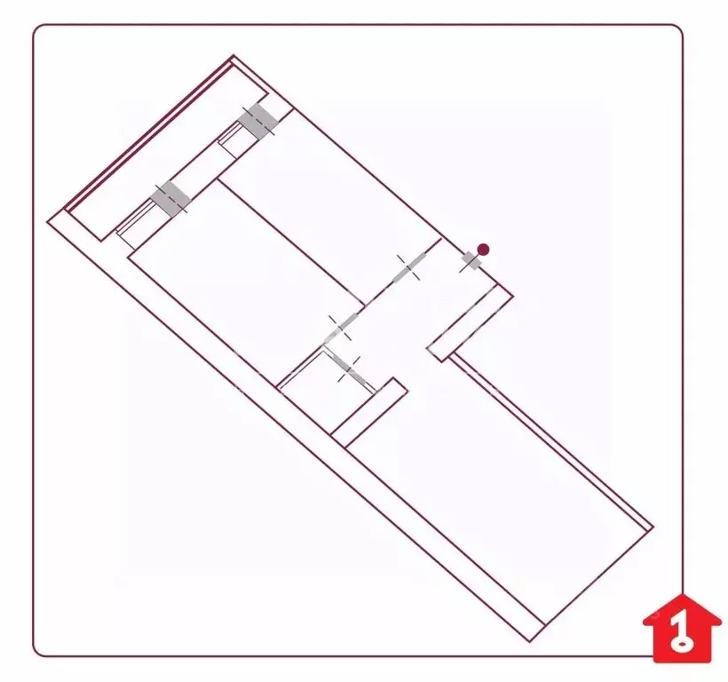 2-к кв. Омская область, Омск ул. Перелета, 23 (64.0 м) - Фото 1